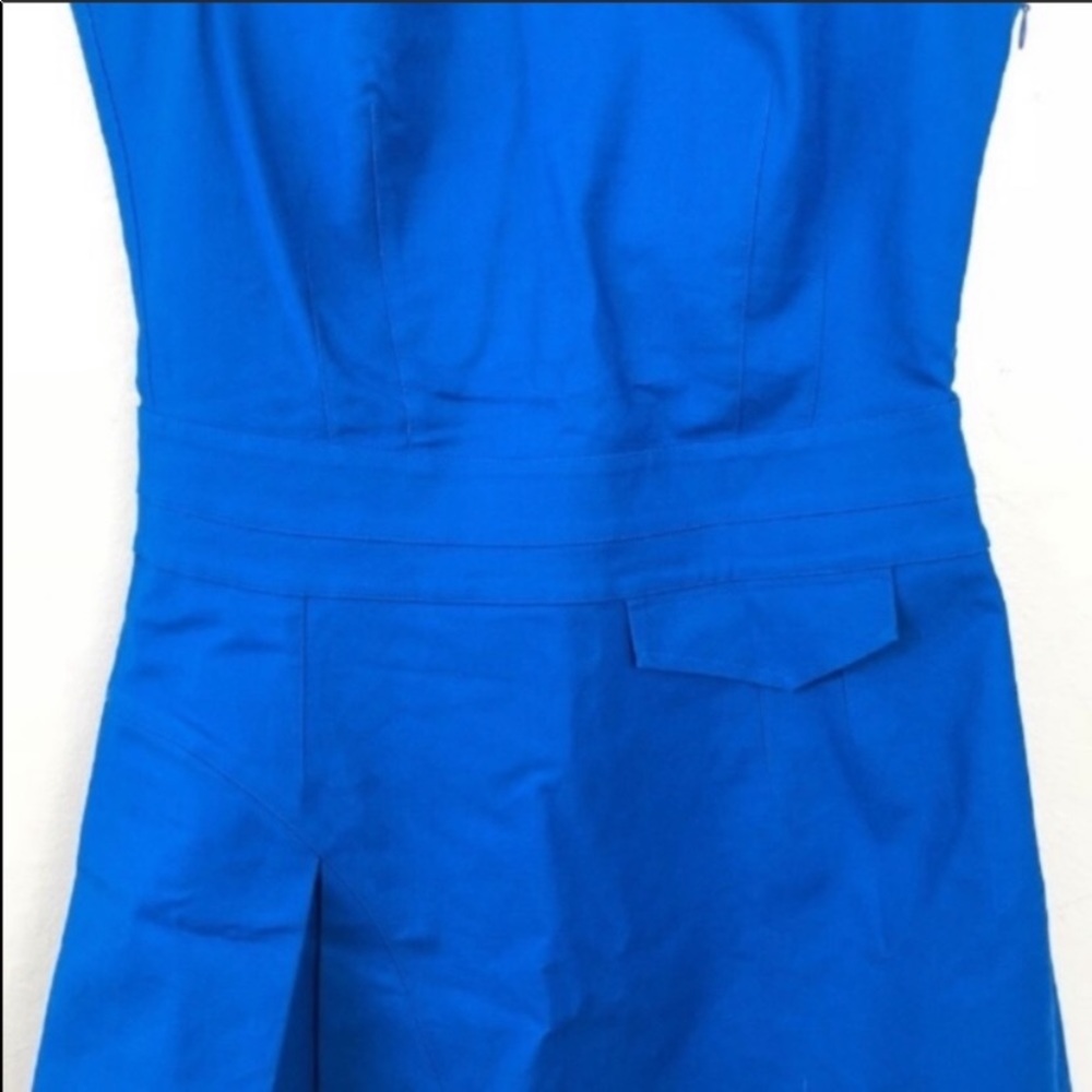 - Derek lam blue size 6 petite dress size small petite - Picture 2 of 6